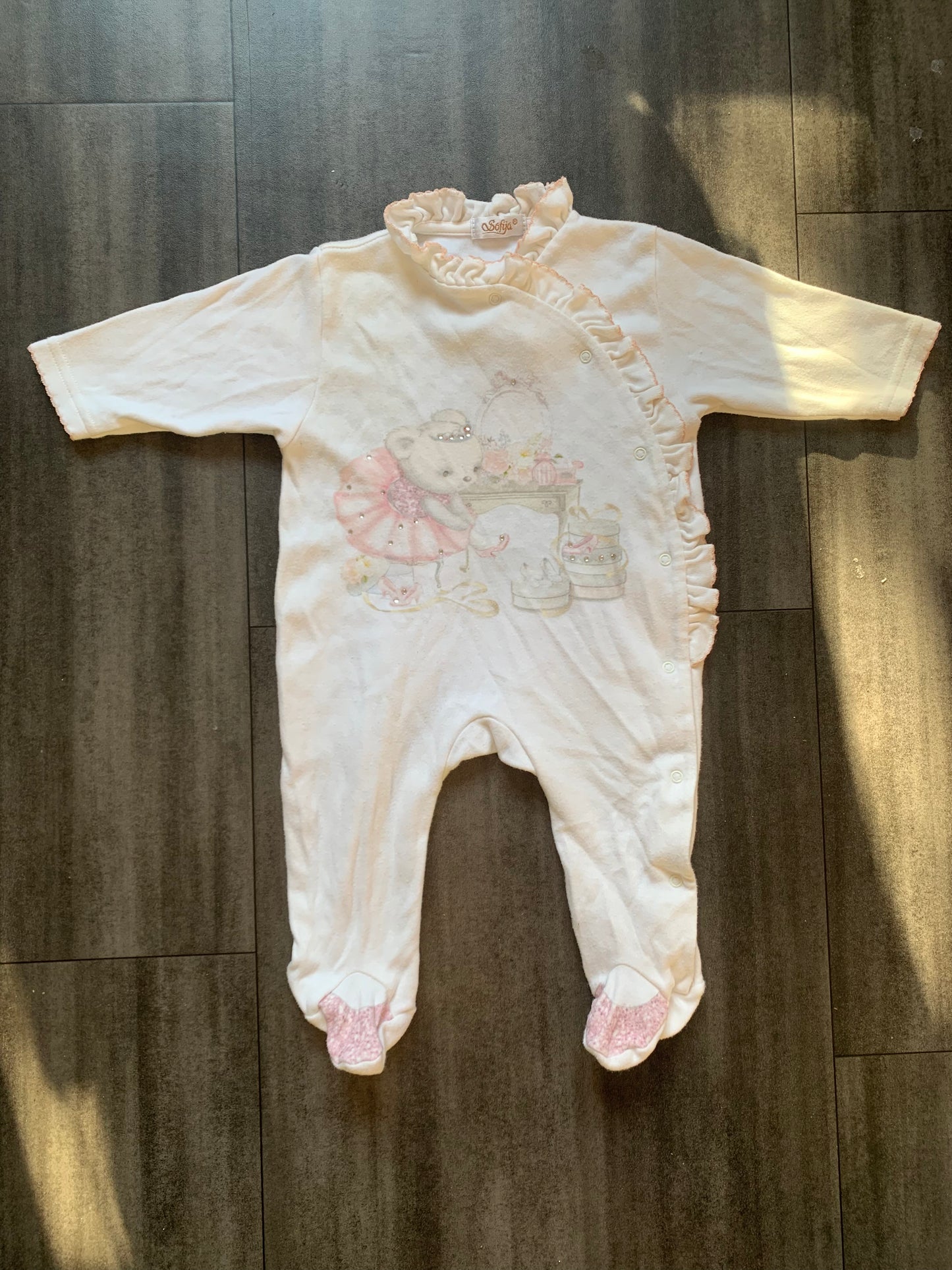 Ballerina Bear Sleepsuit