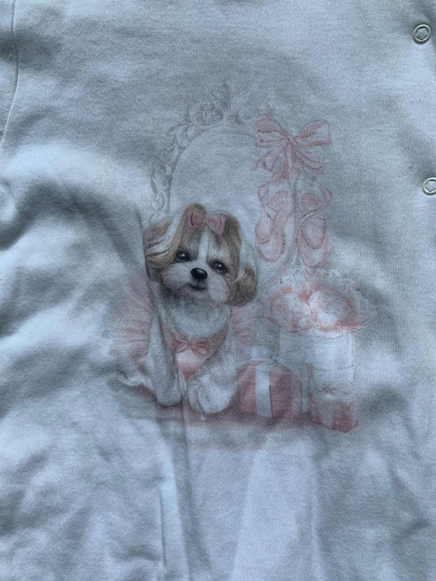 Ballerina Puppy Sleepsuit